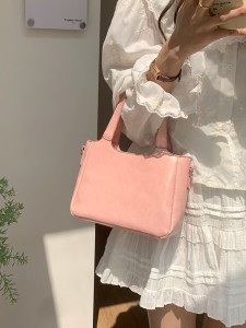 TRUST-U Virina Sitelsako 2025 Nova Printempo/Somero Granda Kapacita Navedanta Ŝultrosako Mansako Legomkorba Sako Moda Kruckorpa Sako