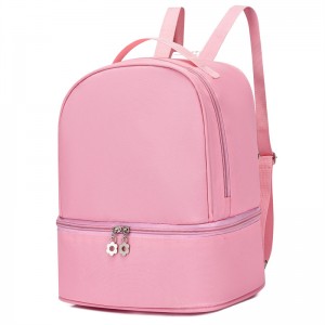 TRUST-U Cross-border new layered large capacity children’s dance bag DIY children’s school bag backpack simple ballet girl bag