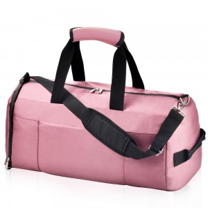 Trust-U Travel Sports Gym Bag for Women or Men with Wet Pocket and Shoes Compartment for Training Swim Yoga