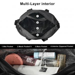 Trust-U Travel Duffle Bag, Waterproof Weekender Bag Carry On Tote Bags for Women, Travel Essentials Sport Gym Bag for Men, Hospital Bag