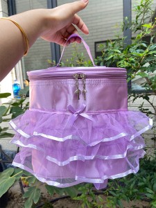 TRUST-U د ماشومانو د نڅا کڅوړه د ګوز سکرټ کڅوړه چاپ شوی لوګو متن د روزنې ټولګي وړکتون کڅوړه د بالې کڅوړه