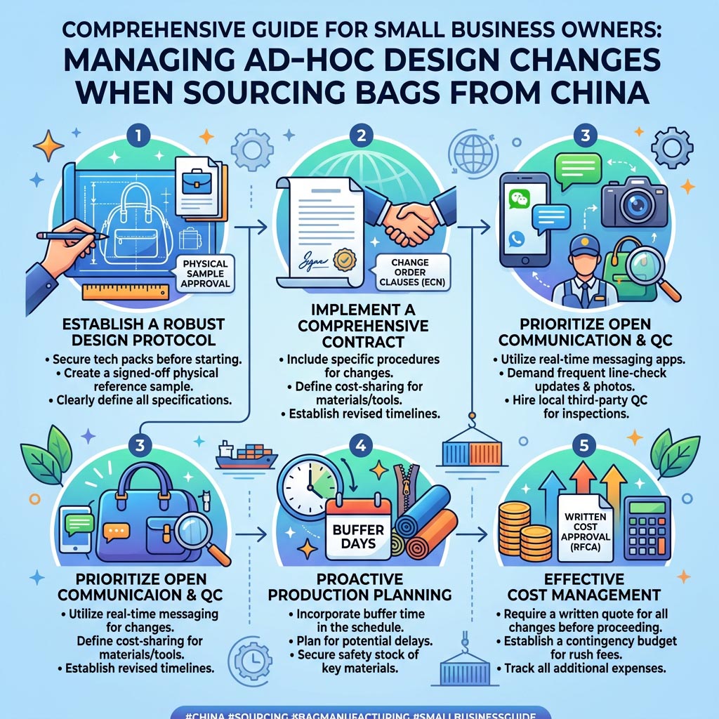 How to Handle Last-Minute Design Changes When Sourcing Bags from China: A Complete Guide for Small Business Owners