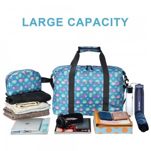 Trust-U Women’s Small Gym Bag — Lightweight Travel Tote, Carry-on Bag, Weekend Bag (Includes Toiletry Bag)
