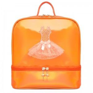 TRUST-U Taneční taška dětská taška přes rameno taneční batoh laserová taška dívčí princeznovská taška roztomilá kreslená taneční školní aktovka