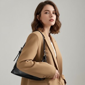 TRUST-U 2025 New Style Women’s Handbag, Spicy Motorcycle Handbag, Versatile Oil-Wax Leather Shoulder Bag