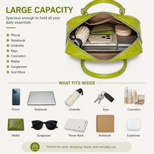 TRUST-U Unique Style Casual Shoulder Bag Large Capacity Retro Tote Bag for School and Daily Commute