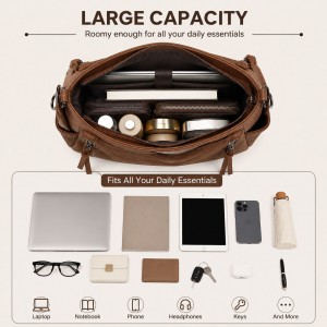 TRUST-U Retro New Trendy Tote Bag Shoulder Bag Korean Style Niche Size Large Capacity Crossbody Bag for Commuters, Women
