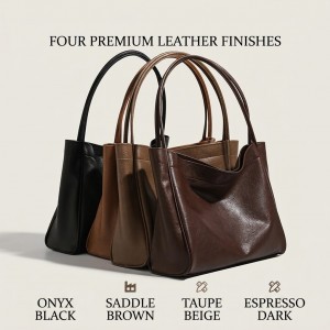 TRUST-U Merlad Tote Bag Large Capacity Suitable for Work Commuting Shoulder Bag Casual PU Tote Bag