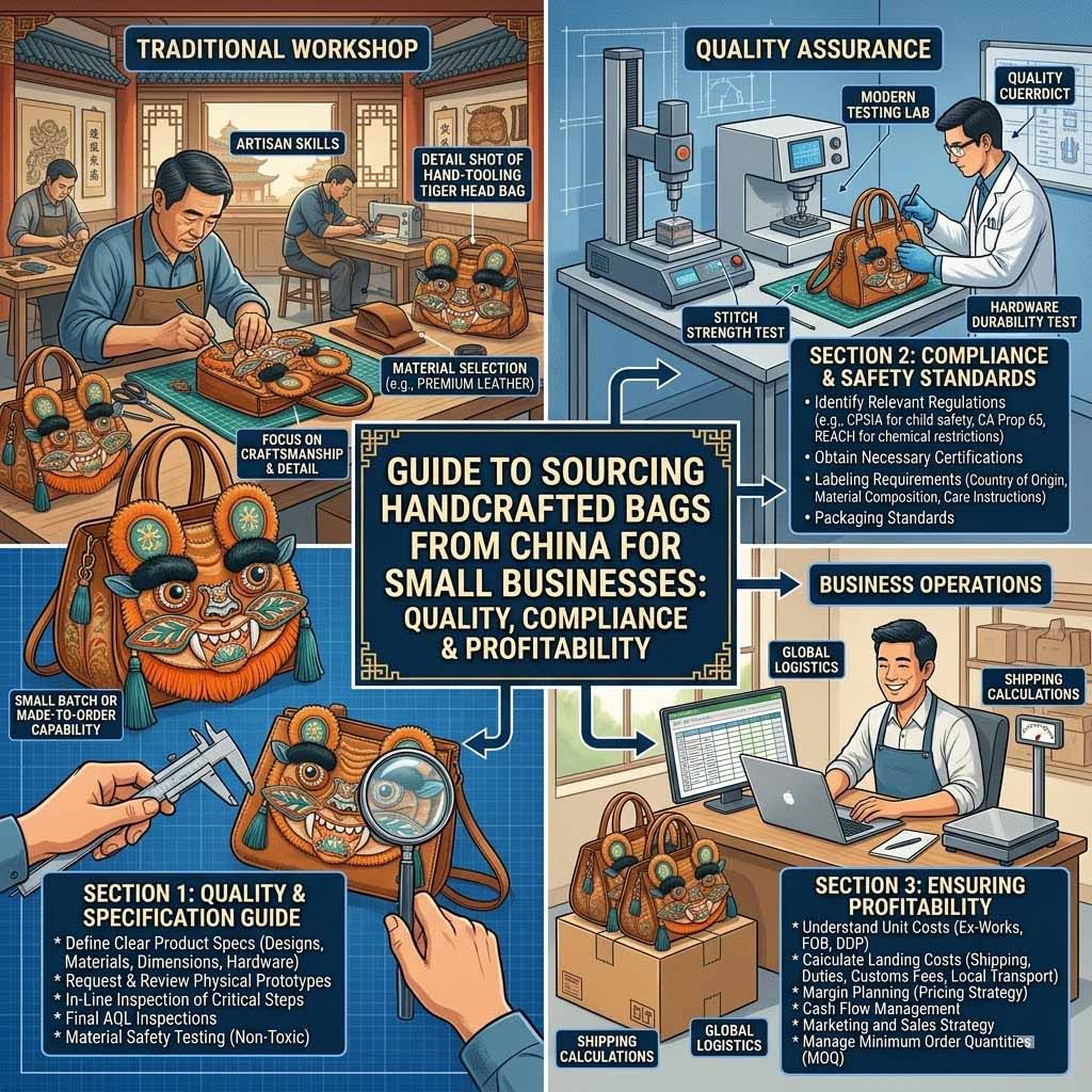 Sourcing Handcrafted Bags from China: A Small Business Guide to Quality, Compliance, and Profitability