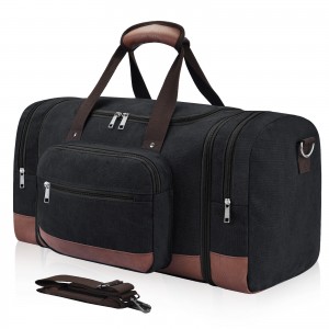 Trust-U Cross-Border Large Capacity Canvas Travel Bag Unisex Fashion Trend Handheld Shoulder Bag Business Trip Travel Luggage Bag