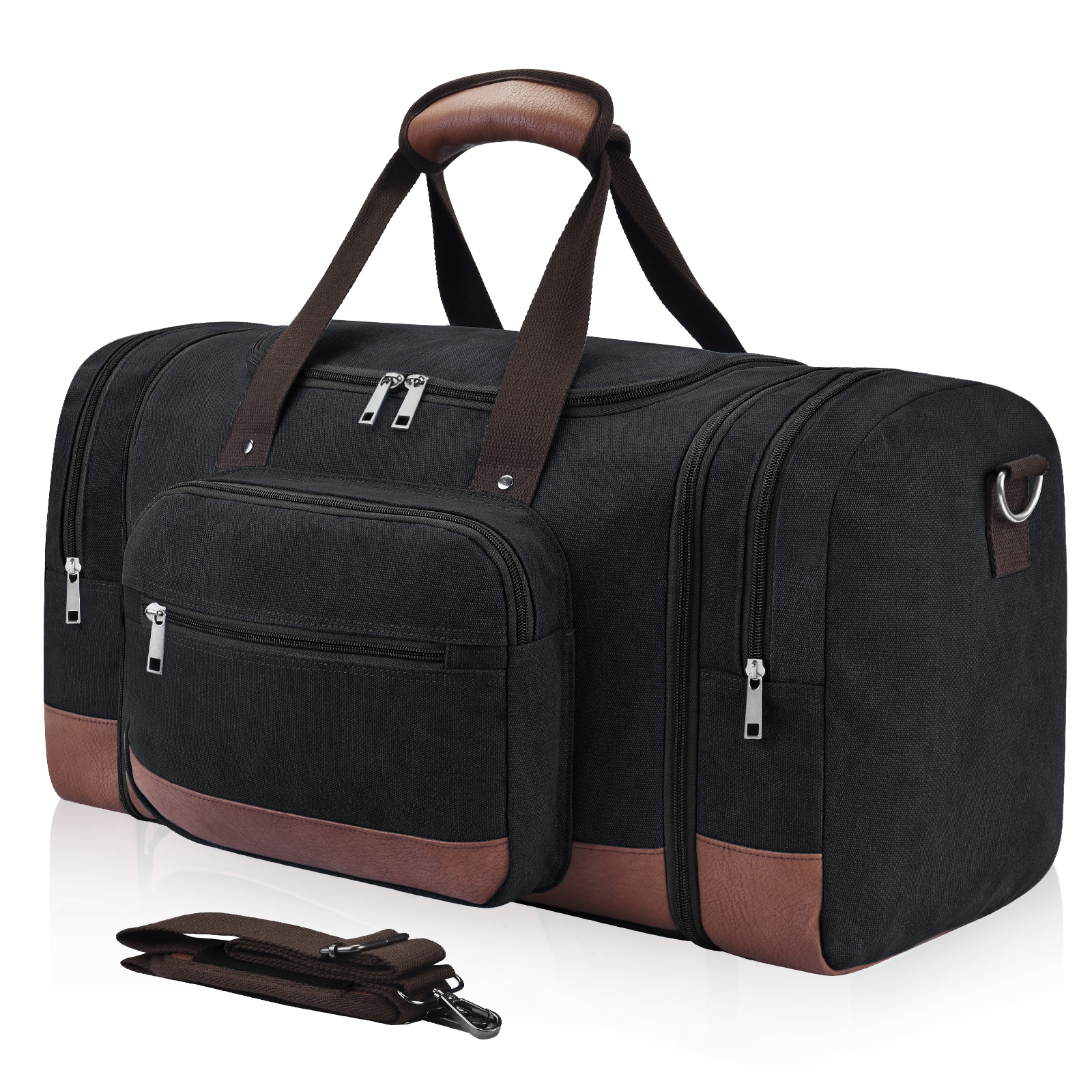 Trust-U Cross-Border Large Capacity Canvas Travel Bag Unisex Fashion Trend Handheld Shoulder Bag Business Trip Travel Luggage Bag