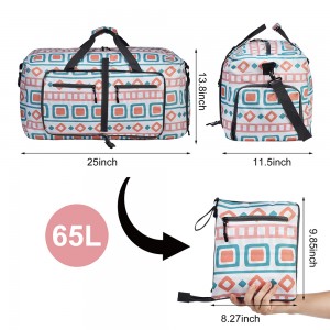 Trust-U Travel Duffel Bag for Women Men Small Sport Gym Bag Weekender Overnight Bag Lightweight Carry on bag Foldable Gym Bag