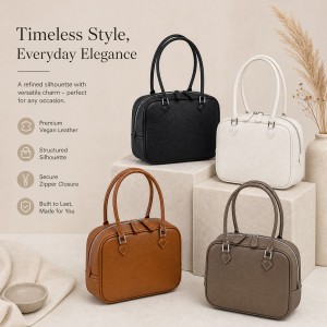 TRUST-U Genuine Leather Shoulder Crossbody Bags Purse for Women Tote Bag