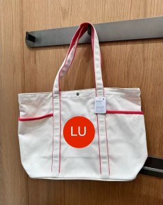 Trust-U New large-capacity cross-border canvas tote bag with stylish letters, single-shoulder bag for outdoor sports, yoga,beach.