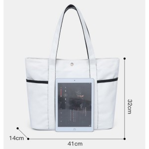 Trust-U New large-capacity cross-border canvas tote bag with stylish letters, single-shoulder bag for outdoor sports, yoga,beach.