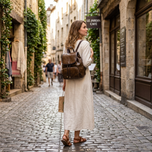 TRUST-U Merlad Drawstring Backpack for Women – 2026 Niche Design Casual Travel & Commuter Bag, Lightweight Gym Shoulder Pack