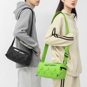 TRUST-U Drawstring design toast bag shoulder messenger bag casual functional sports backpack fashion