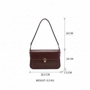 Mfuko mwekundu wa kifahari wa kwapa wa mtindo wa Kifaransa wa TRUST-U, mfuko wa harusi ya harusi, mfuko wa msalaba/bega wa hali ya juu wa kwapa