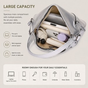 TRUST-U Large Capacity Tote Bag – Premium High-End Women’s Shoulder Handbag for Work & Travel
