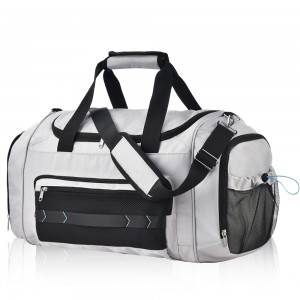 TRUST-U Gym Bag for Women Men Lightweight Duffle Bag for Travel with Shoe Compartment & Wet Pocket