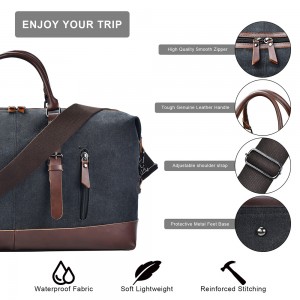 Trust-U Spacious Travel Duffle Bag: Versatile Canvas Shoulder & Handheld Luggage