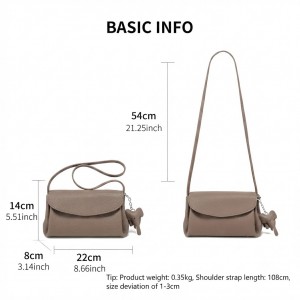 TRUST-U Women’s Small Crossbody Bag – Premium Pebbled Genuine Leather, Adjustable Shoulder Strap, Elegant Mini Handbag