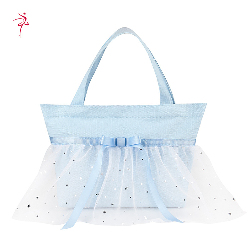 TRUST-U Barnaballett Prinsessustíll Slaufudanspoki úr striga Kálkörfupoki Danspoki fyrir Stelpur Dansbakpoki