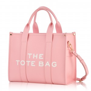 Trust-U Cross-Border Double PU Letter Tote Bag, Versatile and Portable Women’s Shoulder and Crossbody Bag for Going Out