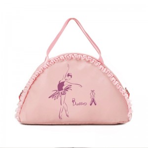 TRUST-U Jakar rawa ta yara ta lace rawa jakar rawa jakar baya ta rawa aji aji bugu mai ruwan hoda