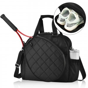 Trust-U Handheld Racket Bag Hot Sale Waterproof Badminton Tennis Racket Bag Peak Racket Bag with Shoe Compartment