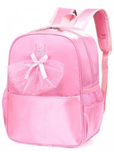 ትረስት-ዩ የዳንስ ቦርሳ ቢግ ልጃገረዶች የባሌ ዳንስ ቦርሳ ጋውዝ ቀሚስ ቦውክኖት የላቲን ዳንስ ቦርሳ