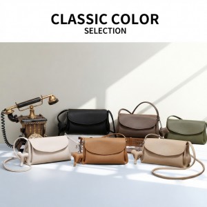 TRUST-U Women’s Small Crossbody Bag – Premium Pebbled Genuine Leather, Adjustable Shoulder Strap, Elegant Mini Handbag