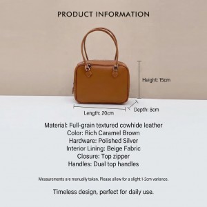 TRUST-U Genuine Leather Shoulder Crossbody Bags Purse for Women Tote Bag