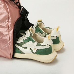 TRUST-U نئين طرز جو فٽنيس بيگ وڏي گنجائش وارو اسپليش پروف سفري بيگ جوتن جي ڪمپارٽمينٽ سان گڏ ملٽي فنڪشنل سامان وارو بيگ پورٽيبل يوگا بيگ