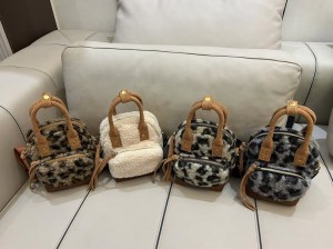 Mkoba wa TRUST-U Mini wa viraka wa ngozi ya kondoo, mdogo na kompakt, kwa ajili ya wanawake, laini na unaoweza kutumika mbalimbali, unaofaa kwa bega au mkoba.