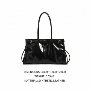 TRUST-U Simple Women’s Handbag Minimalist Large Capacity Tote Bag Casual Shoulder Purse for Work