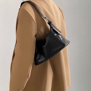 TRUST-U 2025 New Style Women’s Handbag, Spicy Motorcycle Handbag, Versatile Oil-Wax Leather Shoulder Bag