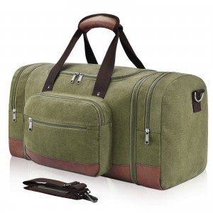 Trust-U Cross-Border Large Capacity Canvas Travel Bag Unisex Fashion Trend Handheld Shoulder Bag Business Trip Travel Luggage Bag