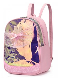 TRUST-U New children’s laser dance bag mirror fashion similar to the gauze skirt backpack