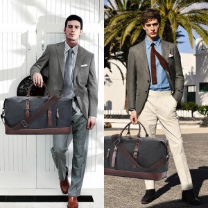 Trust-U Spacious Travel Duffle Bag: Versatile Canvas Shoulder & Handheld Luggage