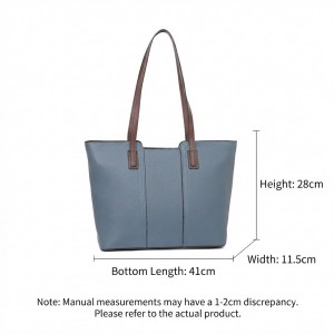 TRUST-U Genuine Leather Tote Bag for Women, Large Shoulder Handbags Large capacity, Top handle, Zipper closure, Work, Travel