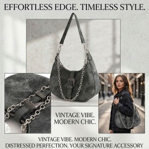 Çenteya Binçengê ya Zincîra Retro ya TRUST-U - Çenteya Milê ya Klasîk a Piralî ji bo Lixwekirina Rojane