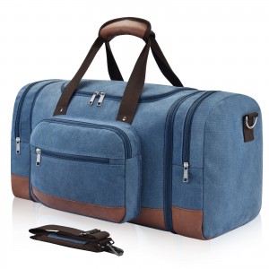 Trust-U Cross-Border Large Capacity Canvas Travel Bag Unisex Fashion Trend Handheld Shoulder Bag Business Trip Travel Luggage Bag
