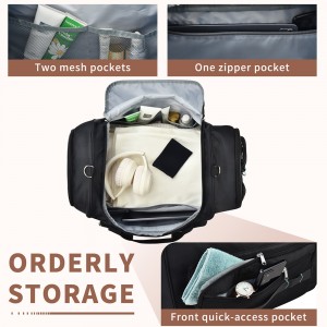TRUST-U Gym Bag for Women Men Lightweight Duffle Bag for Travel with Shoe Compartment & Wet Pocket