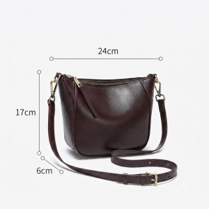 TRUST-U Genuine Leather Crossbody Bags for Women, Small Shoulder Purses