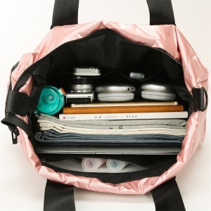 TRUST-U نئين طرز جو فٽنيس بيگ وڏي گنجائش وارو اسپليش پروف سفري بيگ جوتن جي ڪمپارٽمينٽ سان گڏ ملٽي فنڪشنل سامان وارو بيگ پورٽيبل يوگا بيگ