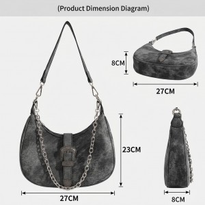 Çenteya Binçengê ya Zincîra Retro ya TRUST-U - Çenteya Milê ya Klasîk a Piralî ji bo Lixwekirina Rojane