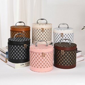 TRUST-U Large-capacity Cosmetic Bag with High-end Feel, Waterproof, Multifunctional Storage and Mirror
