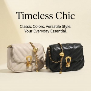 TRUST-U Retro Striped Me Me Lub Hnab Xub Pwg nrog Saw Strap - Elegant Vintage Crossbody Handbag rau Cov Poj Niam