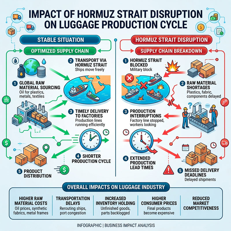 Impact of Strait of Hormuz Disruptions on Bag Production Timelines